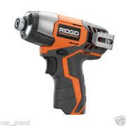 Ridgid R82230N 1/4 Inch 12 Volt Lithium Ion 1,100 In. Lbs. Impact Driver (Battery Not Included, Power Tool Only)