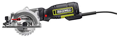 Rockwell RK3441K 4-1/2” Compact Circular Saw, 5 amps, 3500 rpm with Dust Port and Accessory Kit