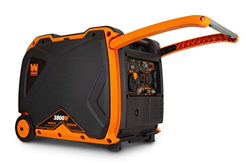 WEN 56380i Super Quiet 3800-Watt Portable Inverter Generator with Fuel Shut-Off and Electric Start