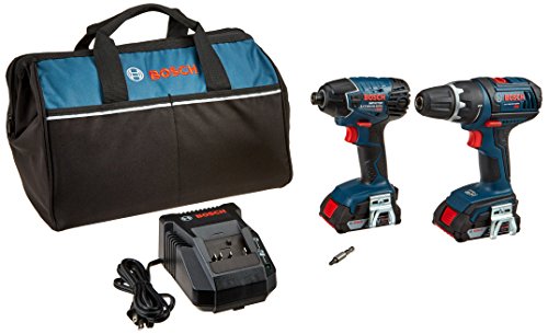 Bosch CLPK232-181 18V 2-Tool Combo Kit (Drill/Driver & Impact Driver) with (2) 2.0 Ah Batteries