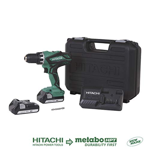 Hitachi DS18DGL 18-Volt Cordless Lithium-Ion 1/2 Inch Compact Drill Driver Kit (Lifetime Tool Warranty) (Discontinued by the Manufacturer)