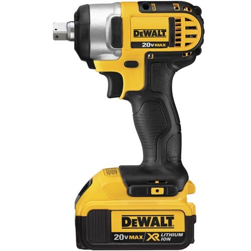 DEWALT DCF880M2 20-volt MAX Lithium Ion 1/2-Inch Impact Wrench Kit with Detent Pin