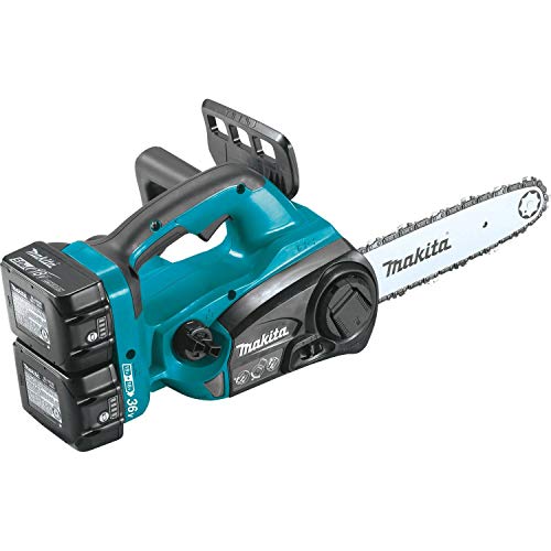 Makita XCU02PT1 18V X2 (36V) LXT Lithium-Ion Cordless 12" Chain Saw Kit with 4 Batteries (5.0Ah)