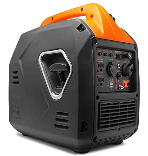 WEN 56203i Super Quiet 2000-Watt Portable Inverter Generator w/Fuel Shut Off, CARB Compliant, Ultra Lightweight