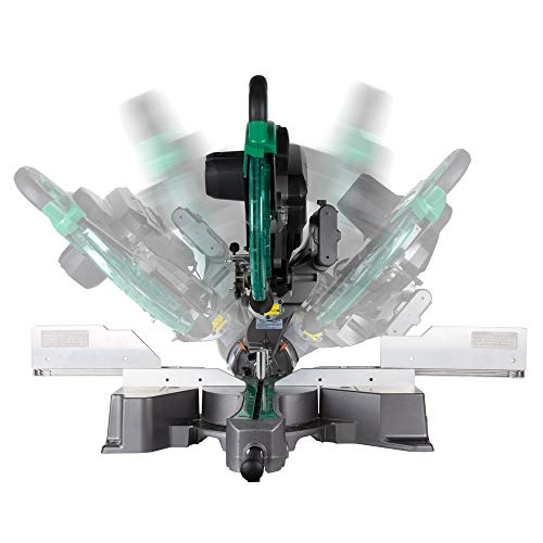 Hitachi C12RSH2 15-Amp 12-Inch Dual Bevel Sliding Compound Miter Saw with Laser Marker