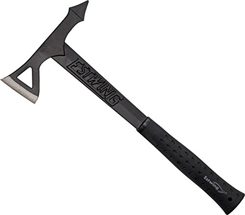 Estwing Tomahawk Axe - 16.25" Lightweight Hatchet with Forged Steel Construction & Shock Reduction Grip - EBTA,Black