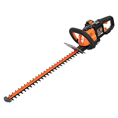 WORX WG284 40V Power Share Cordless 24" Hedge Trimmer (2x20V Batteries)