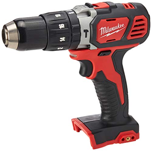 Milwaukee 2607-20 1/2 Inch 1,800 RPM 18V Lithium Ion Cordless Compact Hammer Drill / Driver with Textured Grip, All Metal Gear Case, and LED Lighting