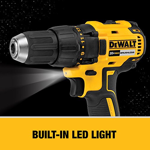 DEWALT DCD777C2 20V Max Lithium-Ion Brushless Compact Drill Driver