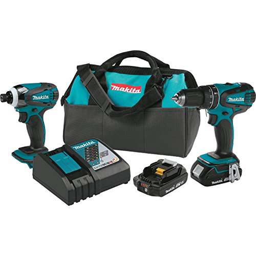 Makita XT273R 18V LXT Lithium-Ion Compact Cordless 2-Pc. Combo Kit (2.0Ah)