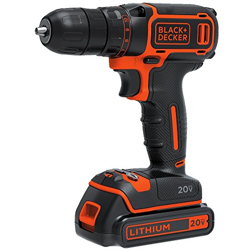 BLACK+DECKER BDCDD120C 20V MAX Lithium Single Speed Drill/Driver