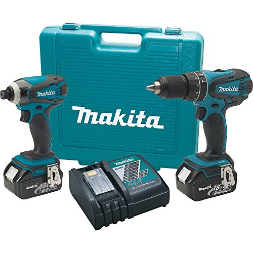 Makita XT211M 18V LXT Lithium-Ion 2-Pc. Cordless Combo Kit with Two 4.0Ah Batteries- Discontinued by Manufacturer (Discontinued by Manufacturer)