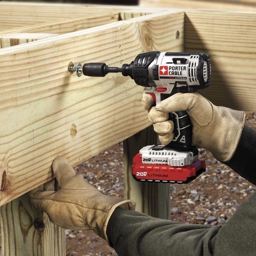 PORTER-CABLE 20V MAX Cordless Impact Driver Kit, 1/4-Inch, Tool Only (PCCK640LB)