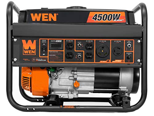 WEN GN4500 4500-Watt 212cc Transfer Switch and RV-Ready Portable Generator, CARB Compliant