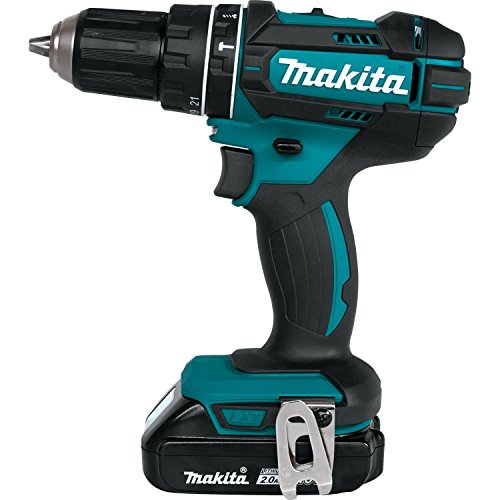 Makita XPH10R 18V Compact Lithium-Ion Cordless Hammer Driver-Drill Kit (2 Amp), 1/2"