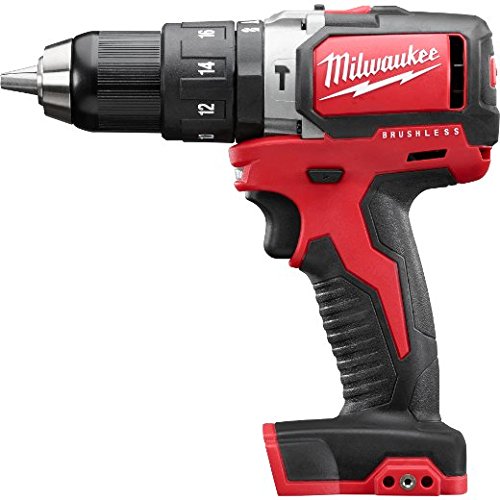 Milwaukee M18 18V 1/2-Inch Compact Brushless Hammer Drill Driver (2702-20) (Bare Tool Only - Battery, Charger and Accessories Not Included)