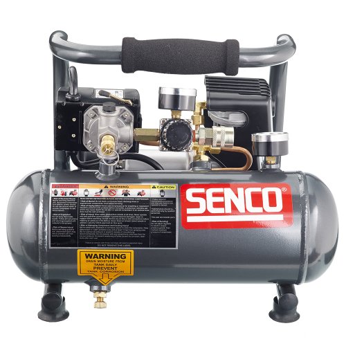 Senco PC1010 1-Horsepower Peak, 1/2 hp running 1-Gallon Compressor