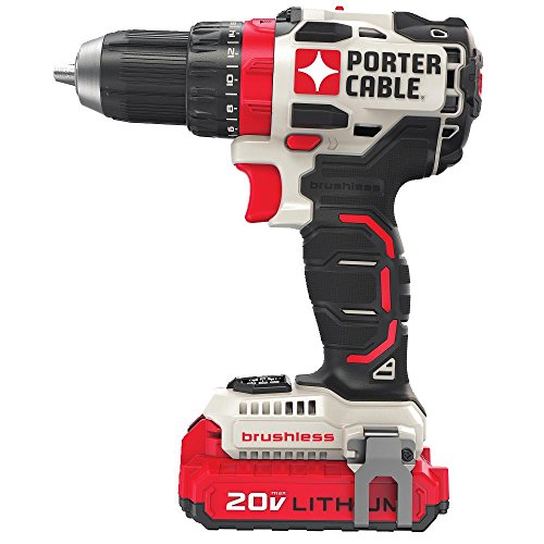 PORTER-CABLE PCCK607LB 20V MAX Brushless Cordless Drill Driver, 1/2"