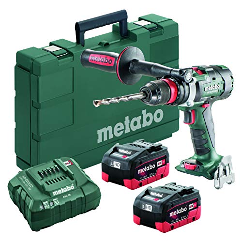 Metabo BS 18 LTX-3 BL Q I 2x 55Ah LiHD kit 18V Brushless 3-Speed Drill/Driver 52Ah Kit