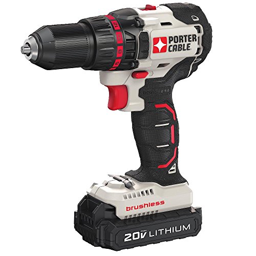 PORTER-CABLE 20V MAX Cordless Drill/Driver, Brushless, Tool Only (PCC608LB)