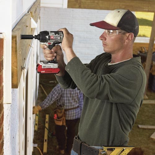 PORTER-CABLE 20V MAX Cordless Impact Driver Kit, 1/4-Inch, Tool Only (PCCK640LB)