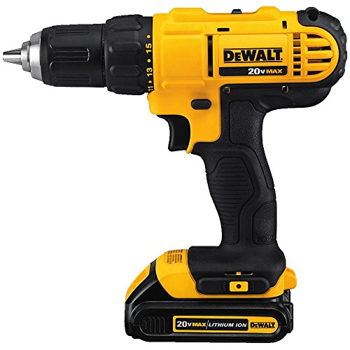 Dewalt DCD771C2 20V MAX Cordless Lithium-Ion 1/2 inch Compact Drill Driver Kit