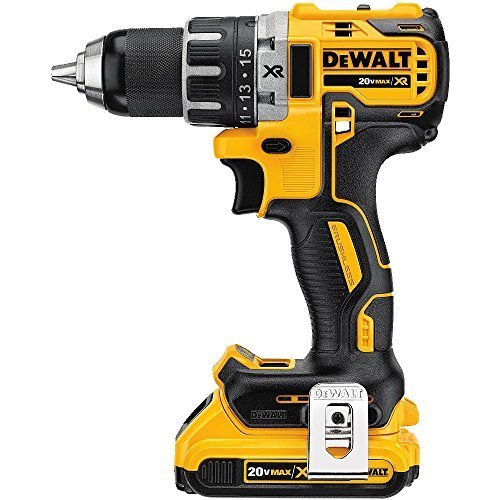DEWALT DCD791D2 20V MAX XR Li-Ion 0.5" 2.0Ah Brushless Compact Drill/Driver Kit