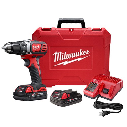 Milwaukee 2606-22CT M18 Cordless Drill/Driver Kit, 18 V