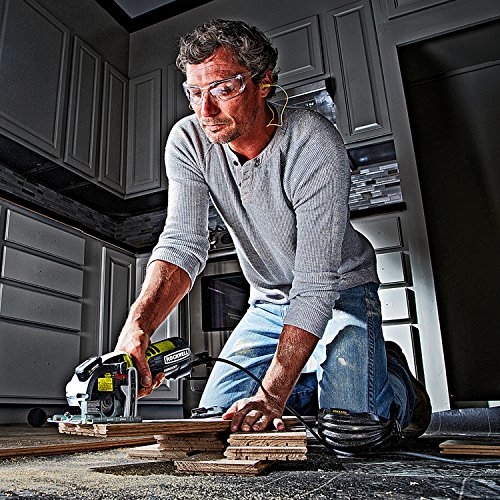 Rockwell RK3440K Versacut 4.0 Amp Ultra-Compact Circular Saw with Laser Guide and 3-Blade Kit with Carry Case