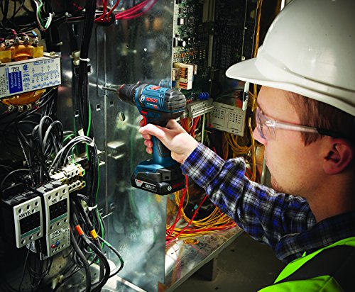 Bosch DDB181-102 18V Lithium-Ion 1/2" Compact Tough Drill/Driver with one Battery, Charger & Contractor Bag