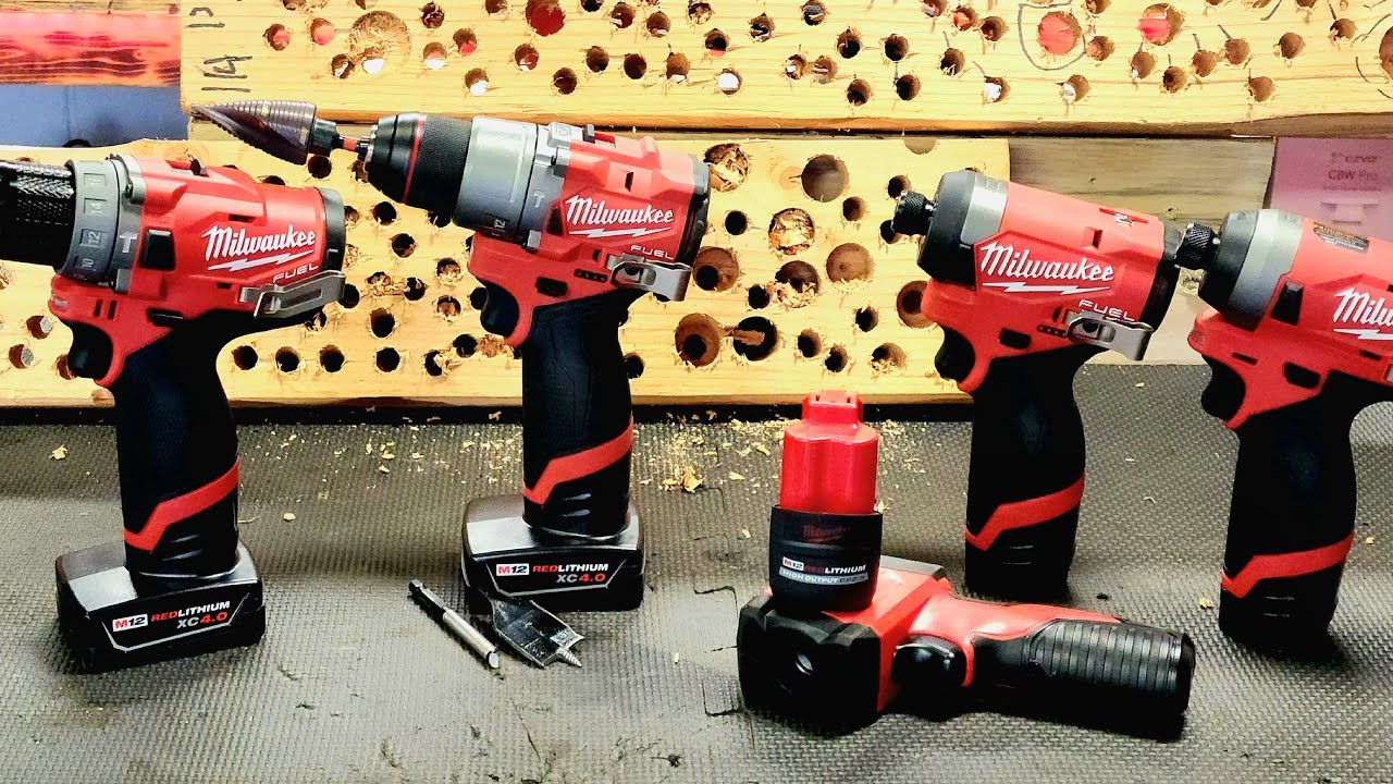 Best Milwaukee 12v/18v Cordless Drill and Impact Driver