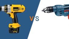 Corded Drill vs Cordless Drill