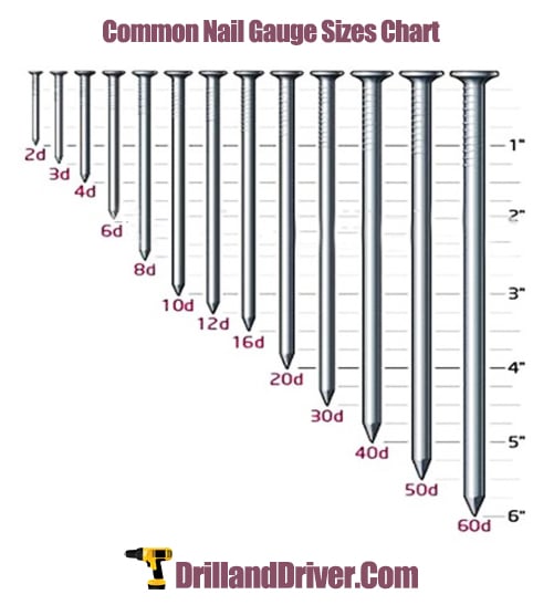 What Size Nails Do you Need for Framing? [Including Chart]