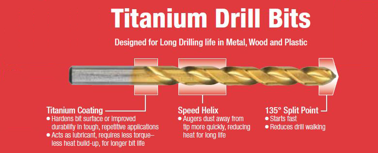 Titanium Drill Bits