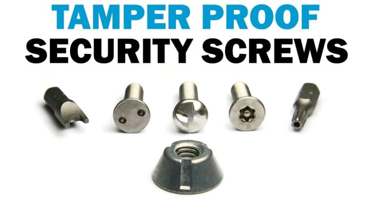 Anti-theft Tamper Proof License Plate Security Screws