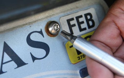 How To Remove Rusted Anti-theft License Plate Screws