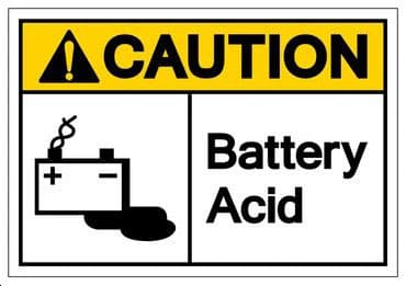 What Does Battery Acid Look Like