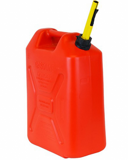 Plastic gas cans 