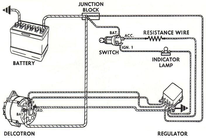 gm 4 wire alternator wiring diagram